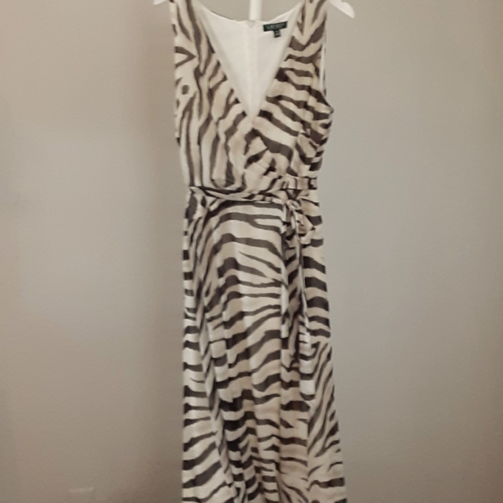 Ralph Lauren animal safari print dress.